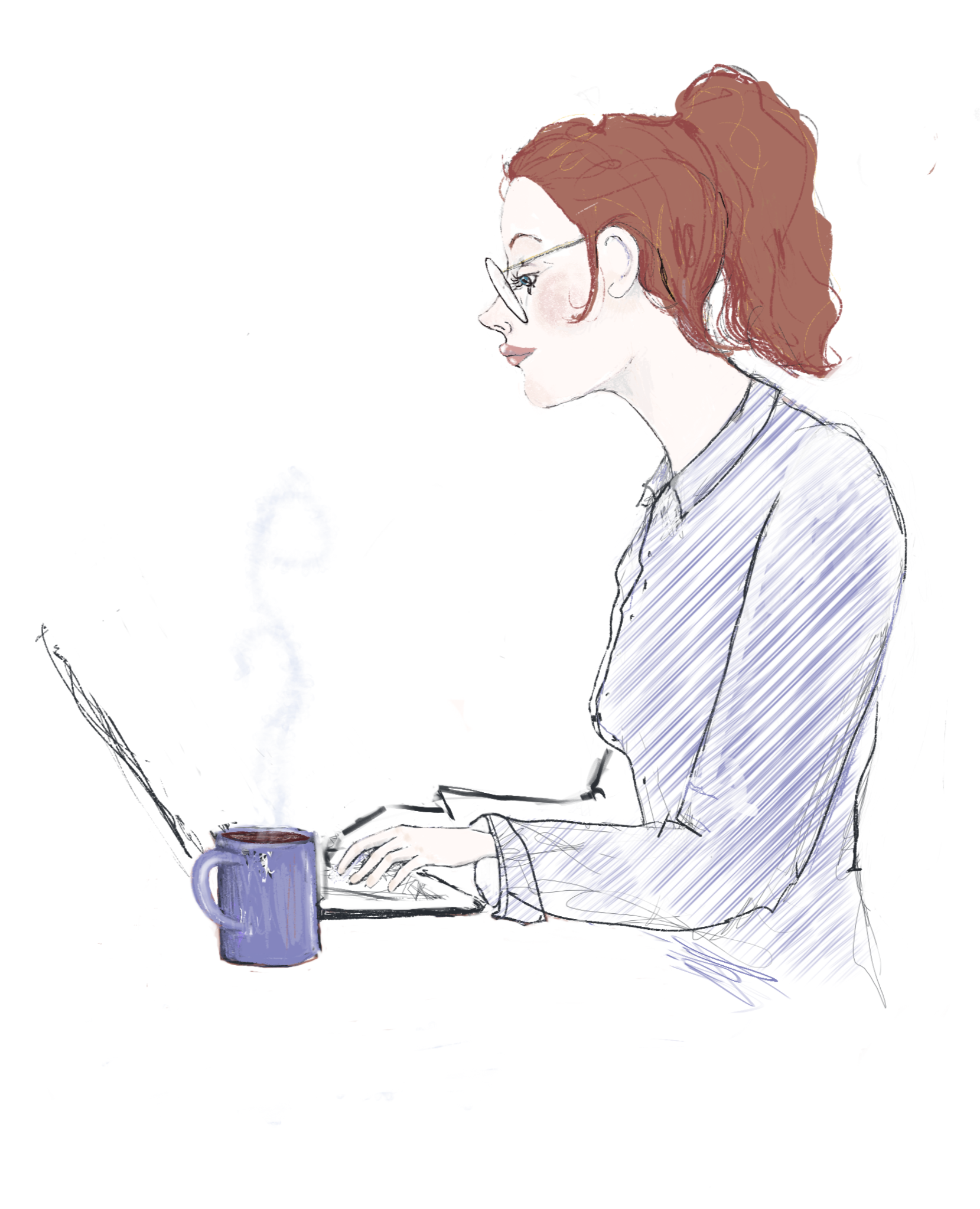 Den rigtige kvinde – illustration